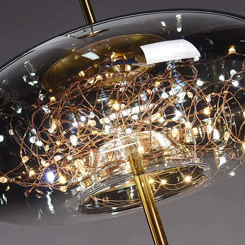 Design-Hängeleuchte Sternform Edle Materialien Feine Atmosphäre – Calista