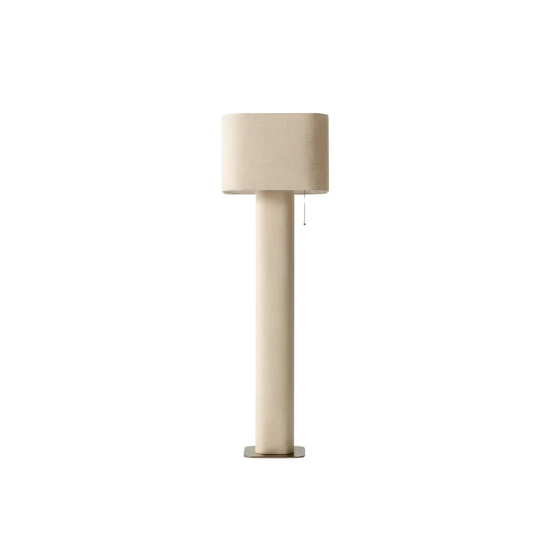 Stehlampe Stoff & Metall Wabi Sabi Stil Schlank – Hensley