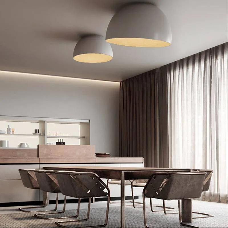 LED-Deckenleuchte Innen Holz-Metall Schalter 3 Modi – Neomara