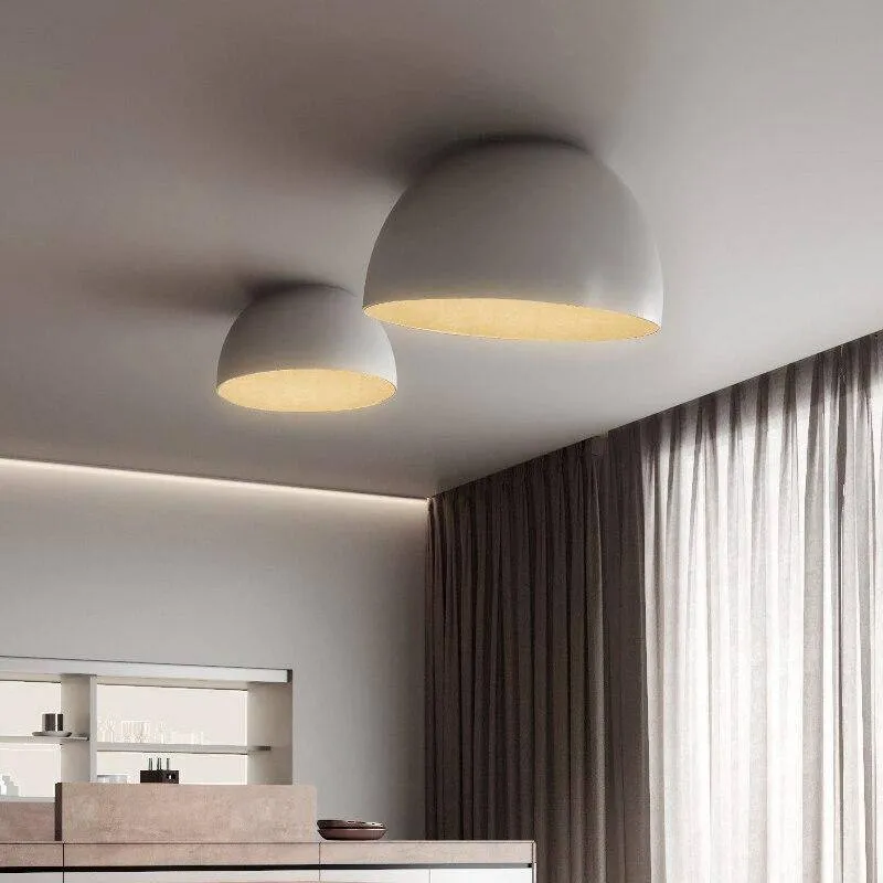 LED-Deckenleuchte Innen Holz-Metall Schalter 3 Modi – Neomara
