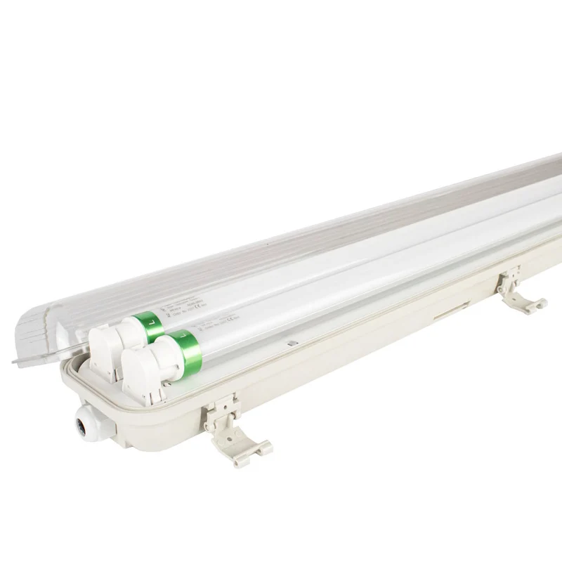 LED-Leuchtstofflampe | 60cm | IP65 wasserdicht | Für Doppel-LED-Leuchtstoffröhren | High serie