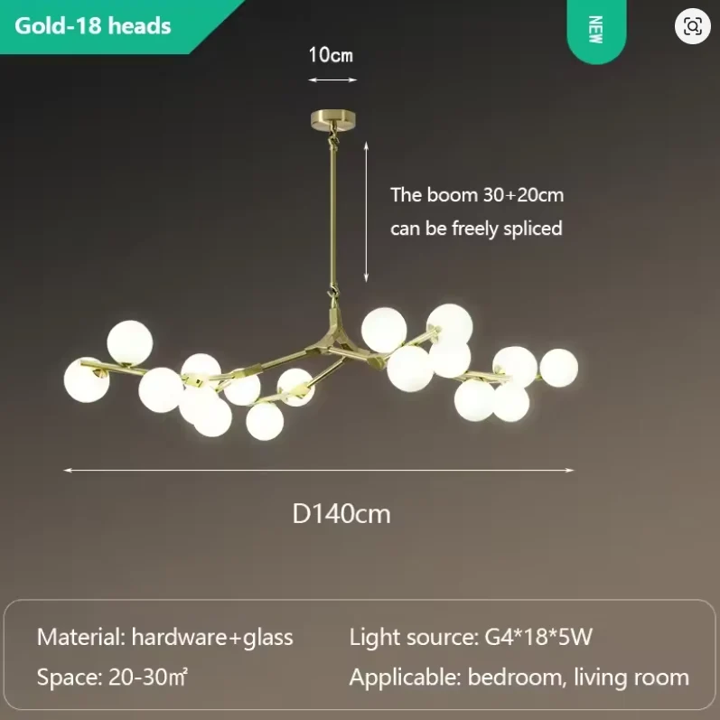 Design-Hängeleuchte Nature Globes Deko und Modulares Licht – Néonix