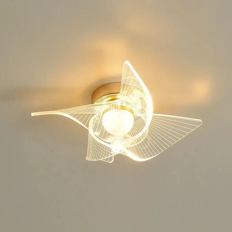 Moderne Nordische LED-Deckenleuchte Gold – Aliova