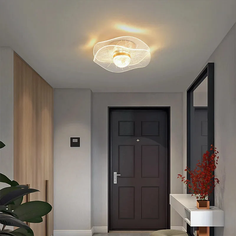 Moderne Nordische LED-Deckenleuchte Gold – Aliova