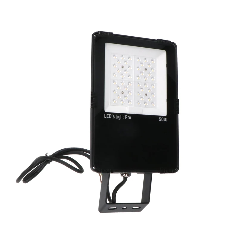 LED's Light Pro Hochleistungs-LED-Flutlicht 50W – Wasserdicht (IP66) & Korrosionsbeständig (C4) – Schwarz