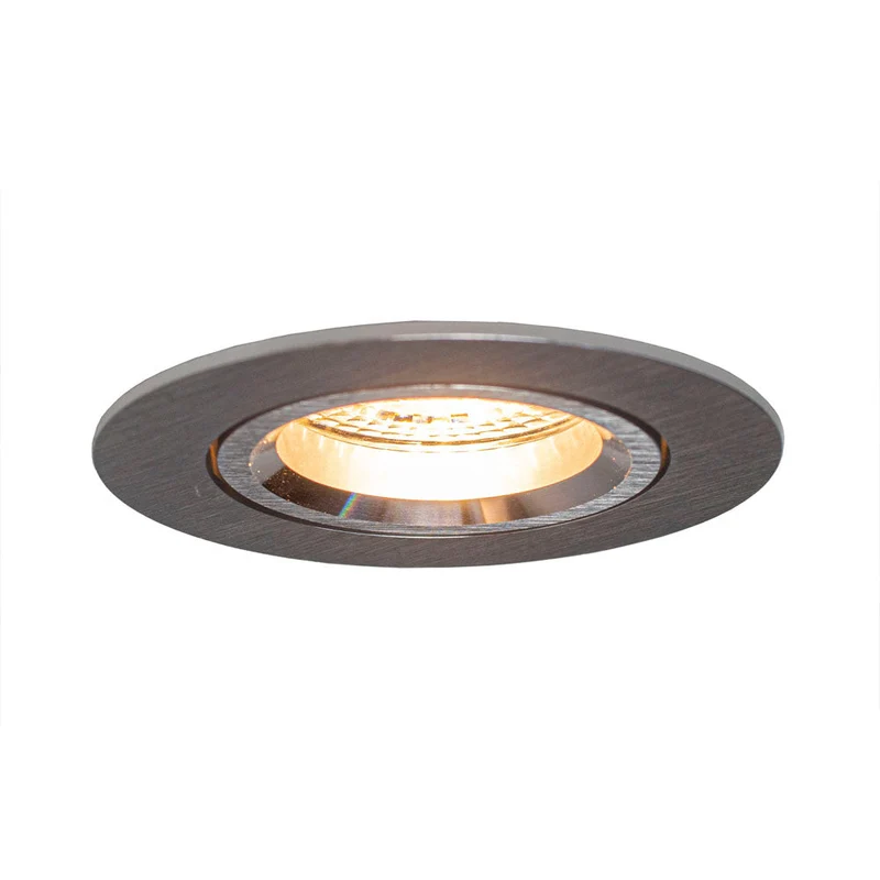 Spotbefestigung Ø70mm | Silber | Neigbar | Single | Rund | GU10