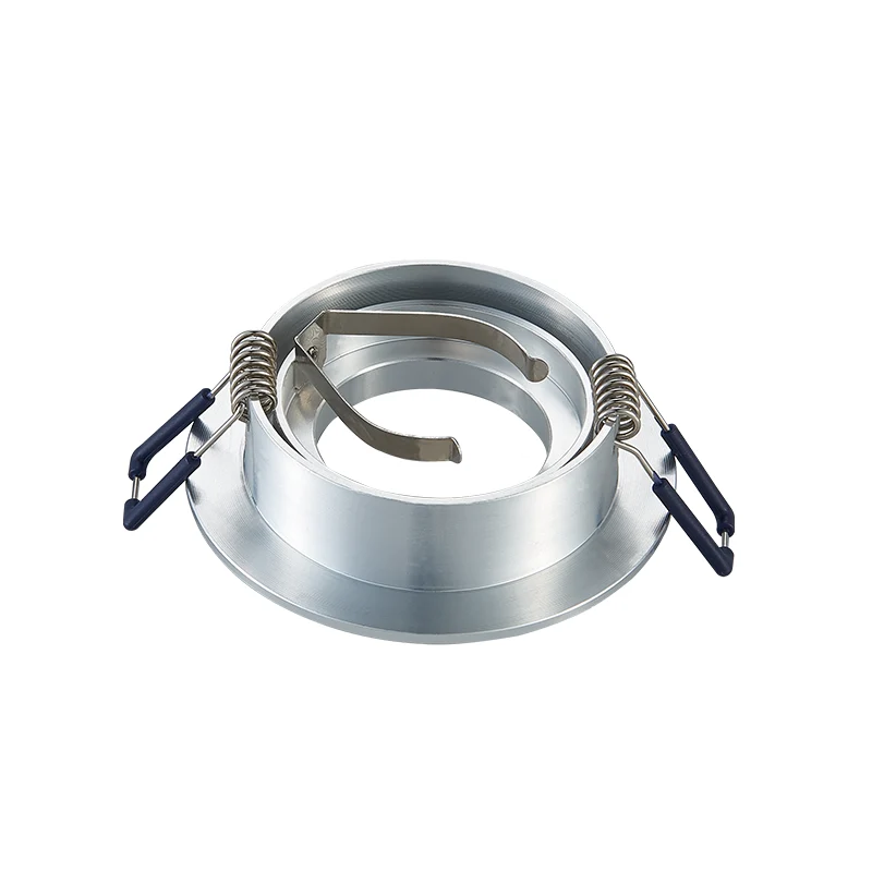 Spotbefestigung Ø70mm | Silber | Neigbar | Single | Rund | GU10