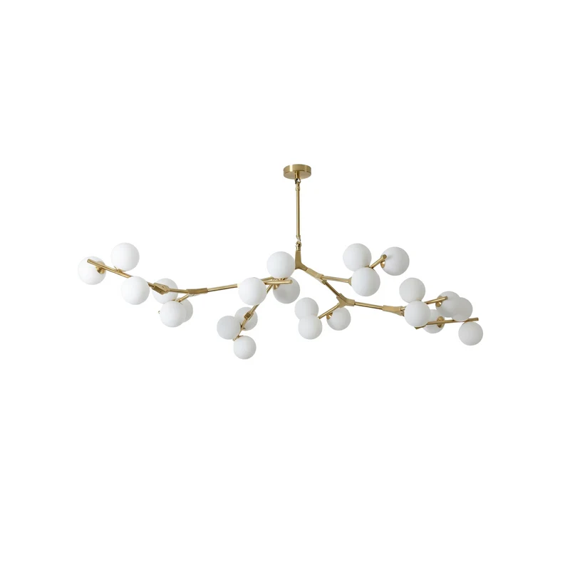 Elegante Hängelampe mit skulpturierten Ästen Raffiniertes Design – Ramura