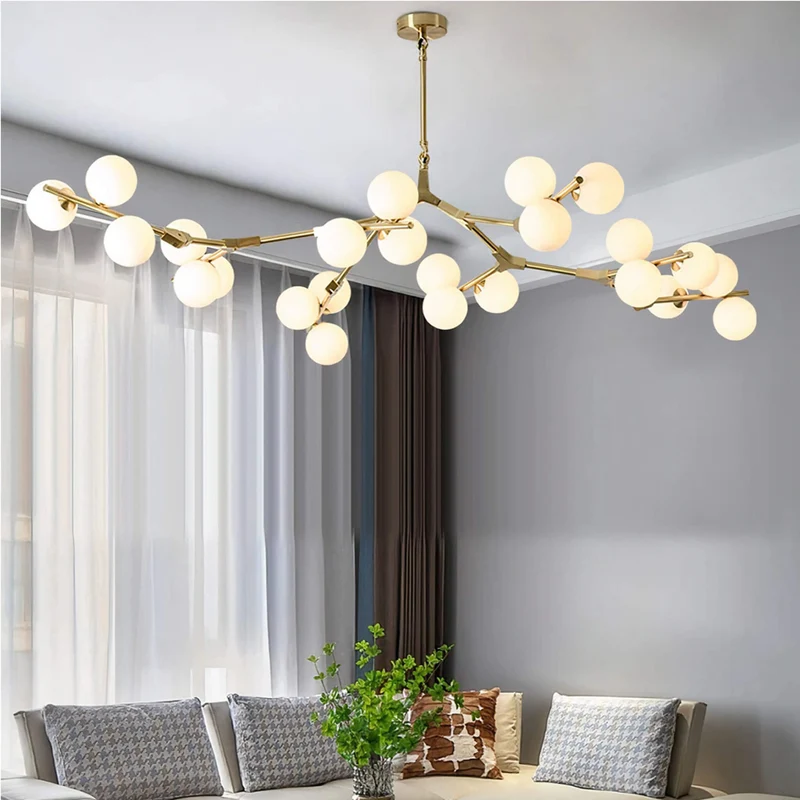 Elegante Hängelampe mit skulpturierten Ästen Raffiniertes Design – Ramura