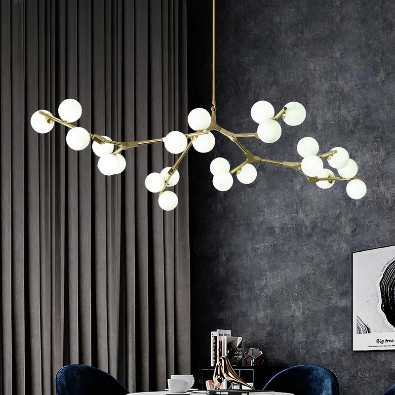 Elegante Hängelampe mit skulpturierten Ästen Raffiniertes Design – Ramura