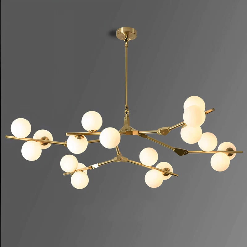 Elegante Hängelampe mit skulpturierten Ästen Raffiniertes Design – Ramura