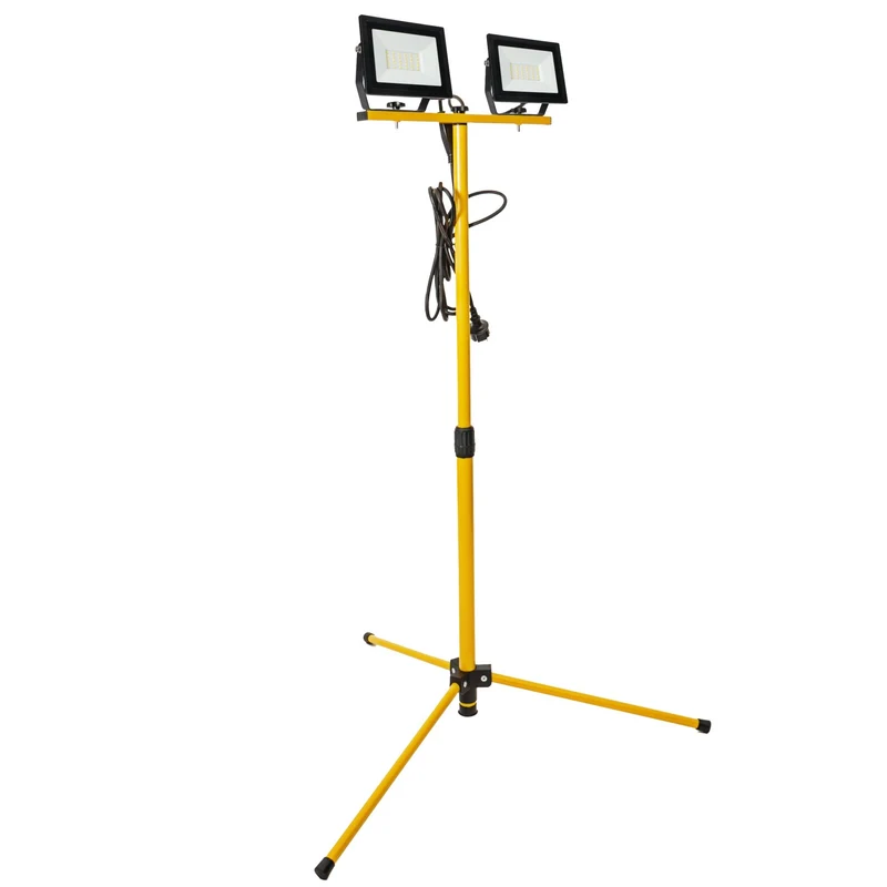 ProWork DUO Tripod LED-Arbeitsscheinwerfer auf Stativ – Höhenverstellbar – 6370 lm