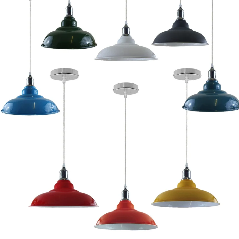 LEDSone Pendelleuchten-Set Retro Metall E27 Ø32cm ~3280