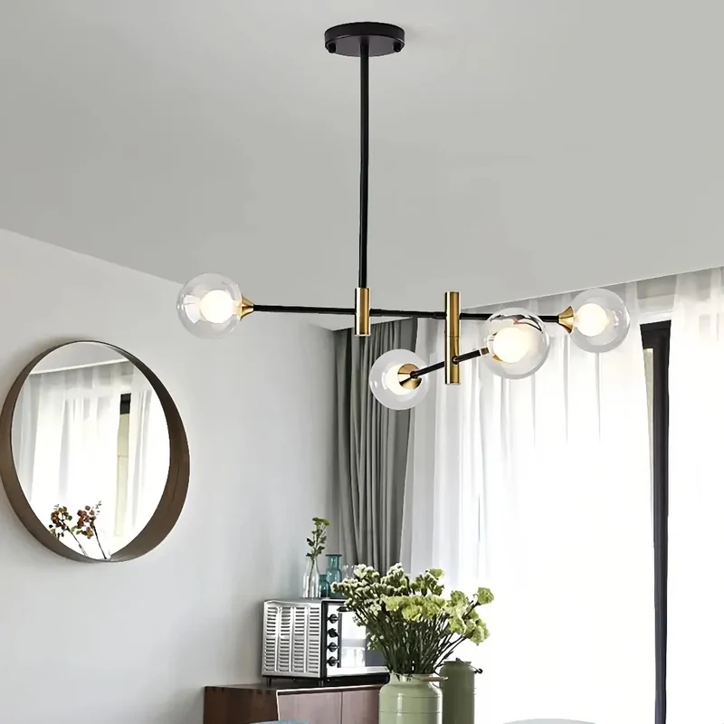 Moderner Sputnik-Kronleuchter fürs Esszimmer