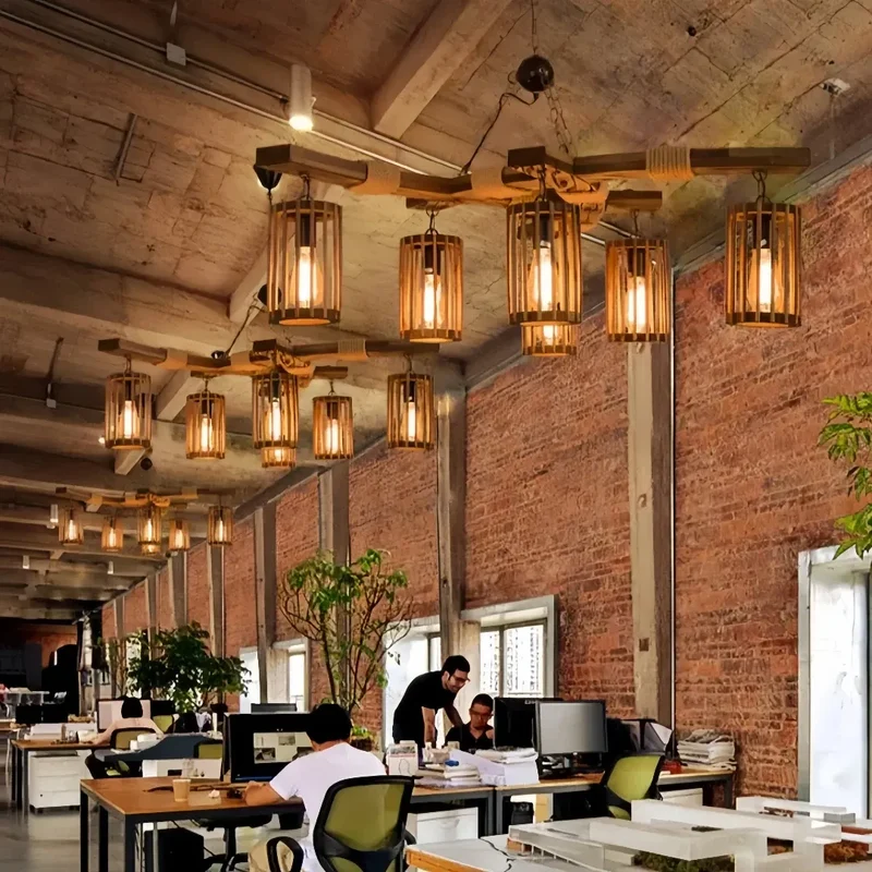 Kronleuchter Landhausstil aus Holz für Esszimmer