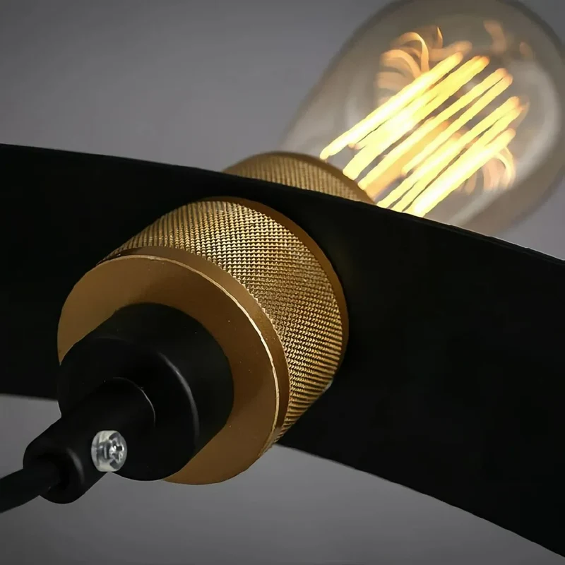 Industrielle Kronleuchter aus Metall im Ringdesign für das Esszimmer