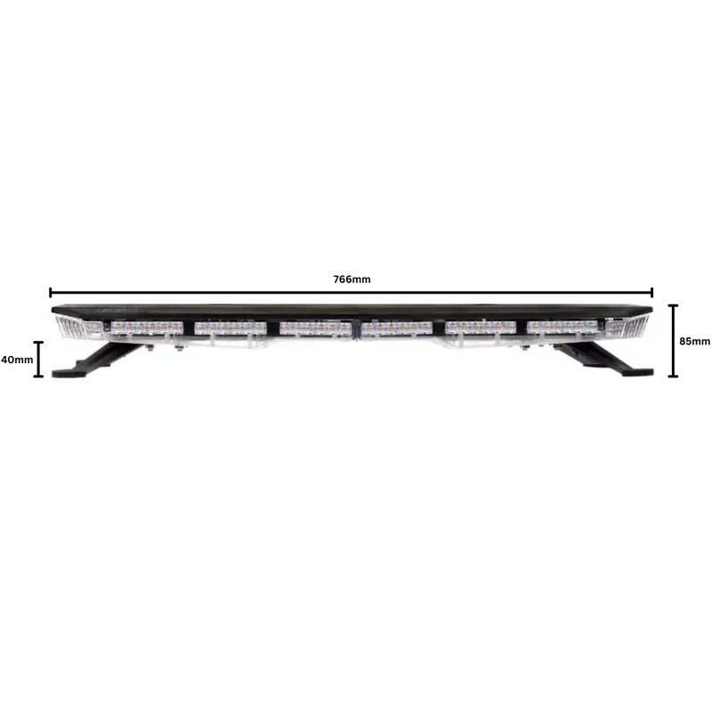 LED-Warnleuchte für das Dach mit Steuerung / 30 Zoll / 760 mm