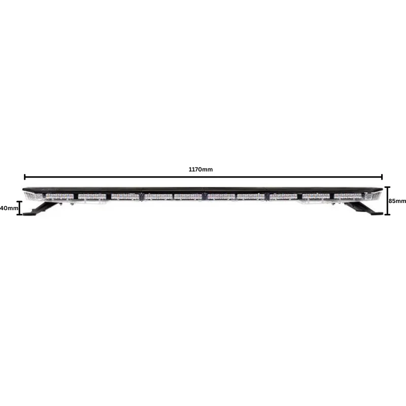 LED-Notsignal-Dachlichtleiste / 46 Zoll / 1170 mm