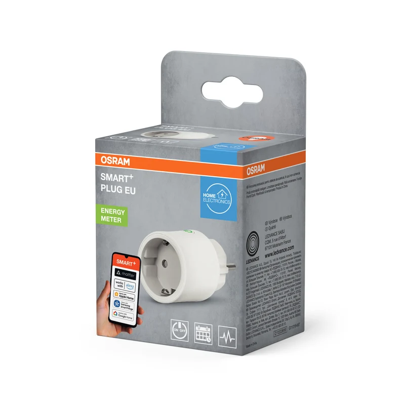 OSRAM Matter SMART+ Plug smarte indoor Steckdose, weiß