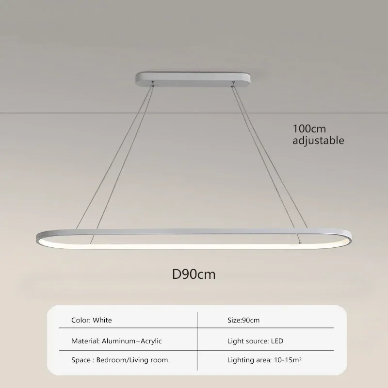 Elegante und langlebige LED-Hängeleuchte – Ondéa