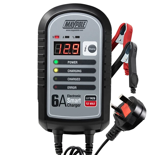 Elektronisches Smart-Ladegerät, 12 V, 6 Ampere