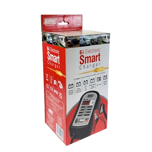 Elektronisches Smart-Ladegerät, 12 V, 6 Ampere