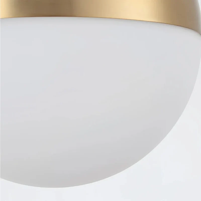 Moderne Glaskugel-Pendelleuchte für das Esszimmer