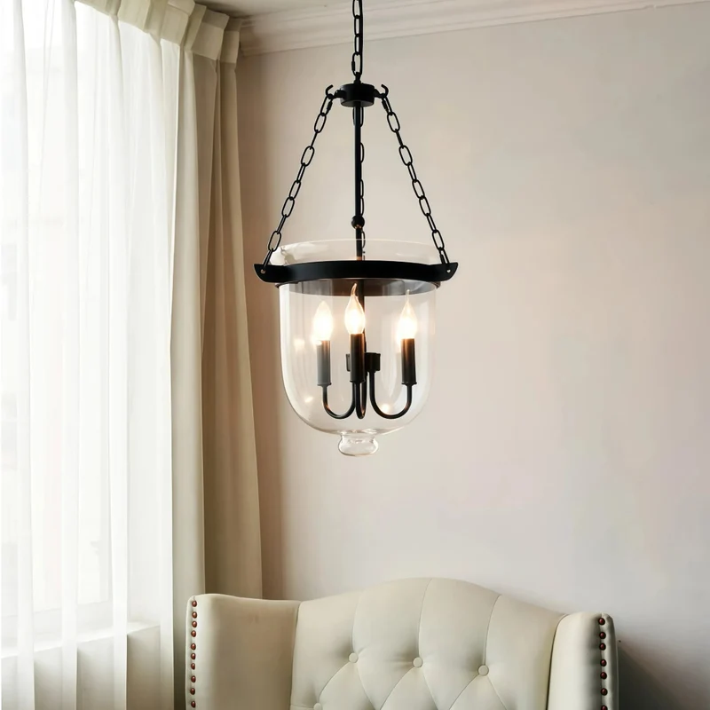 Laternen Pendelleuchte im Landhausstil für Esszimmer