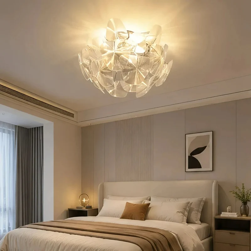 Deckenleuchte Blumen mit LED für Schlafzimmer