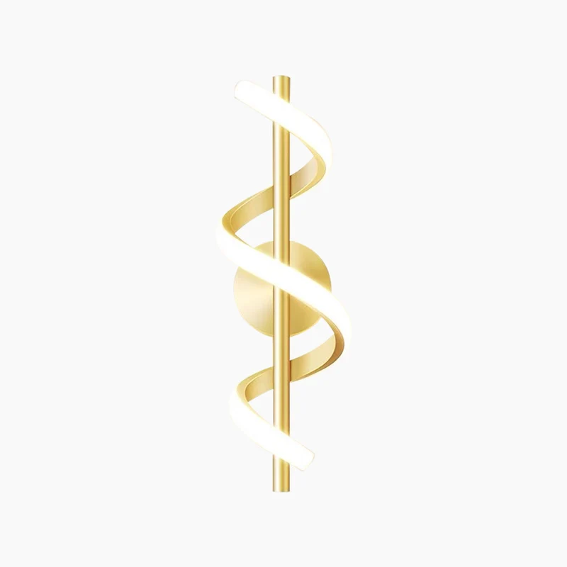 Wall Lamp Lighting Unique Wavy Linear, Aluminum