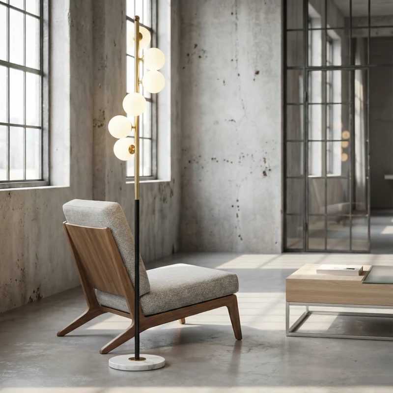 Minimalistische Stehlampe Ruhige Atmosphäre – Velora