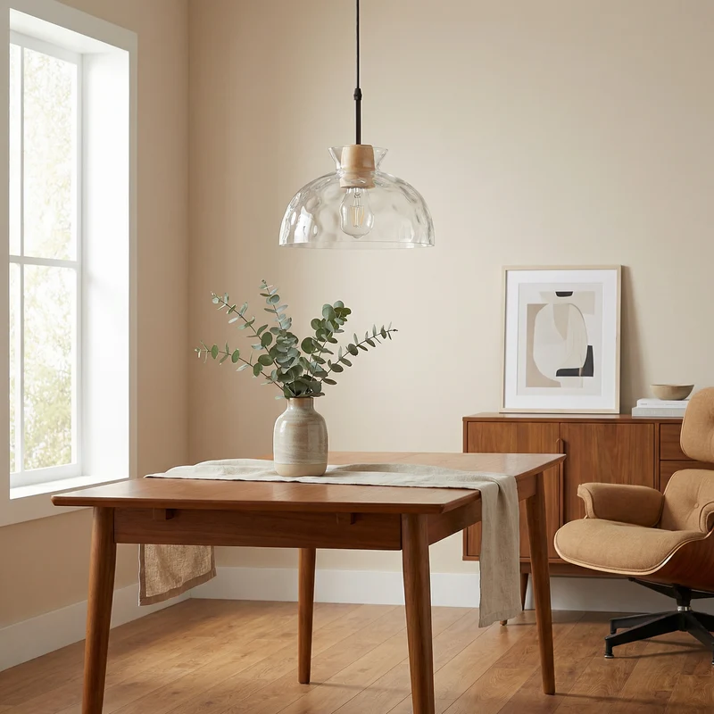 Raffinierte Hängelampe & Elegantes Glas – Nyra