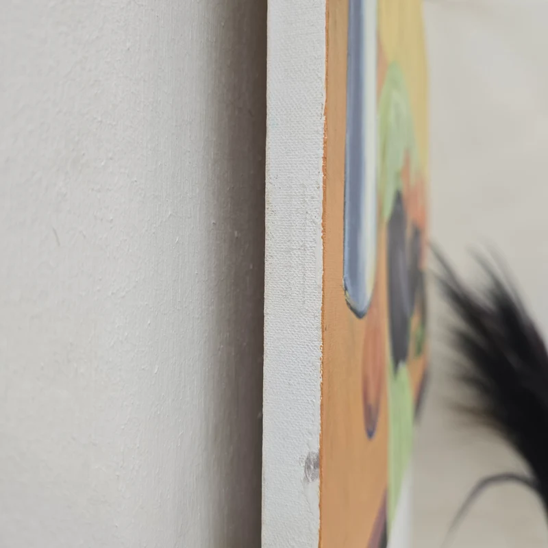 Wandbild Stillleben Auberginen M. Schmidt-Mandel Leinwand Wandgemälde Deko