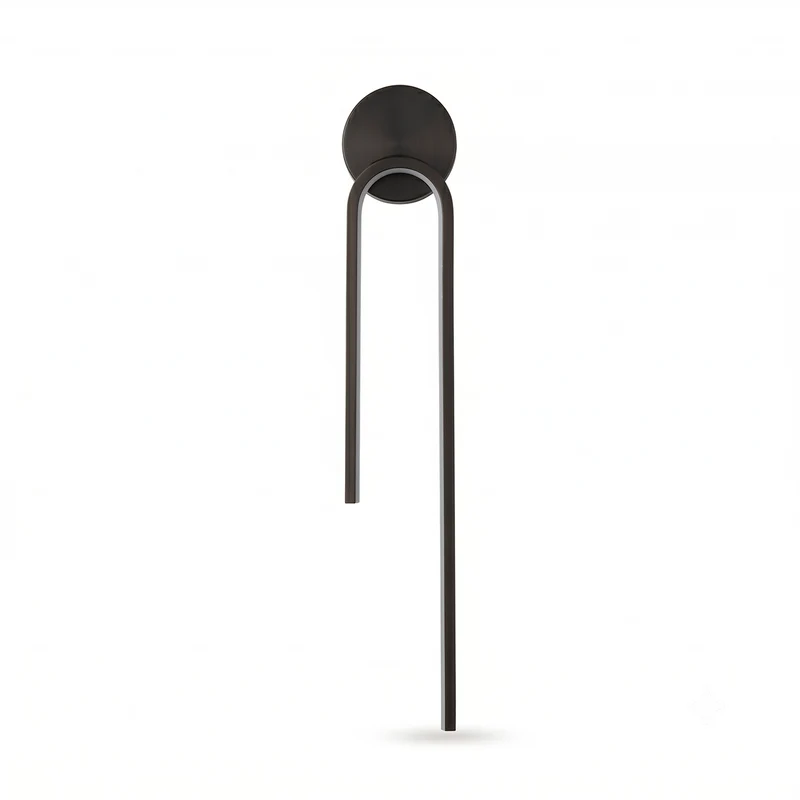 Moderne LED-Wandleuchte aus Metall, nach unten gerichtet – Saline