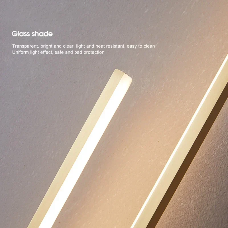 Moderne LED-Wandleuchte aus Metall, nach unten gerichtet – Saline
