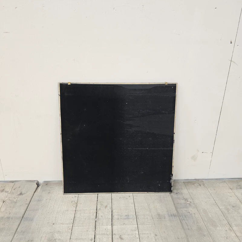 Wandbilld Quadratisch 60x60 Schwarz Gold Asiatischer Stil Deko