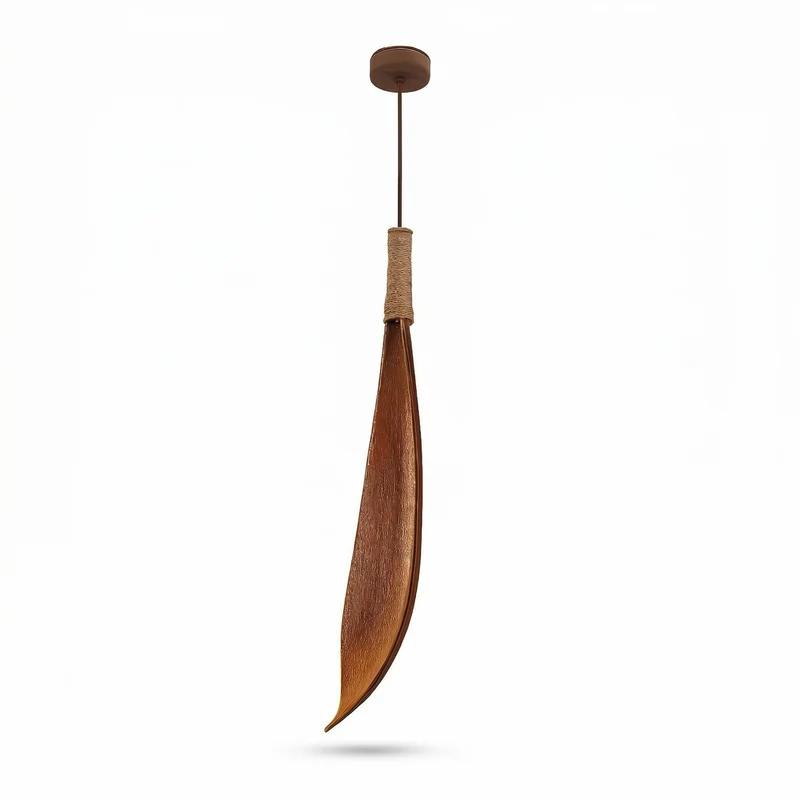 Holzpendelleuchte Wabi-Sabi – Mirael