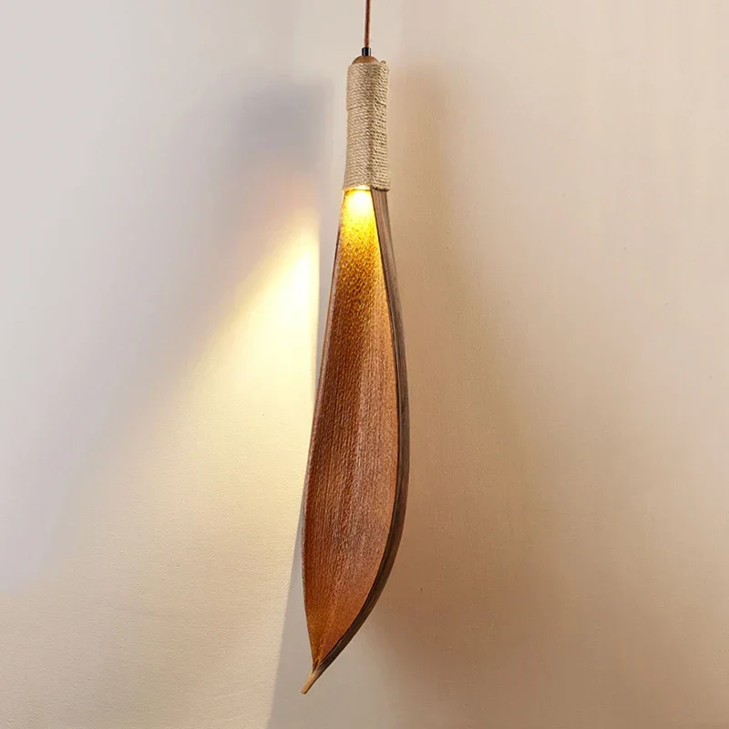 Holzpendelleuchte Wabi-Sabi – Mirael