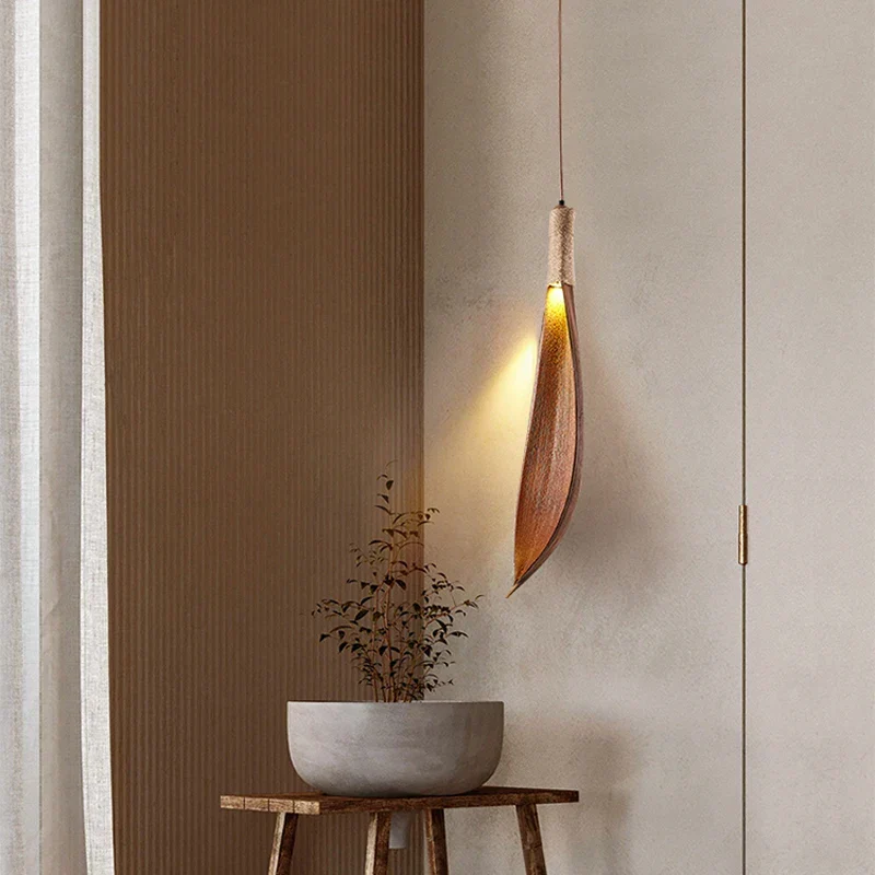 Holzpendelleuchte Wabi-Sabi – Mirael