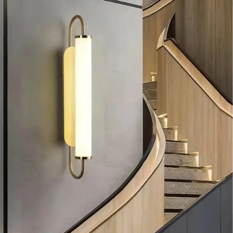 Moderne Gold Wandleuchte für Schlafzimmer
