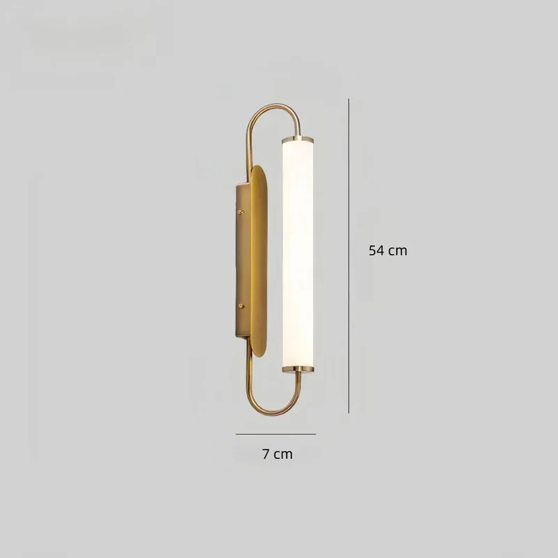 Moderne Gold Wandleuchte für Schlafzimmer