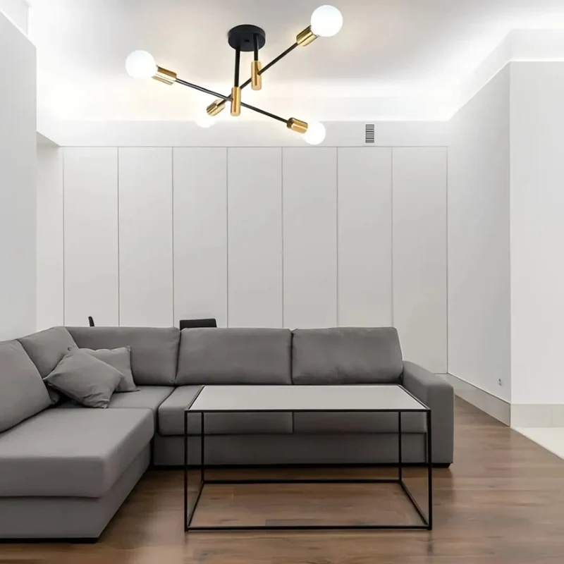 Moderne mehrflammige Deckenleuchte für das Esszimmer