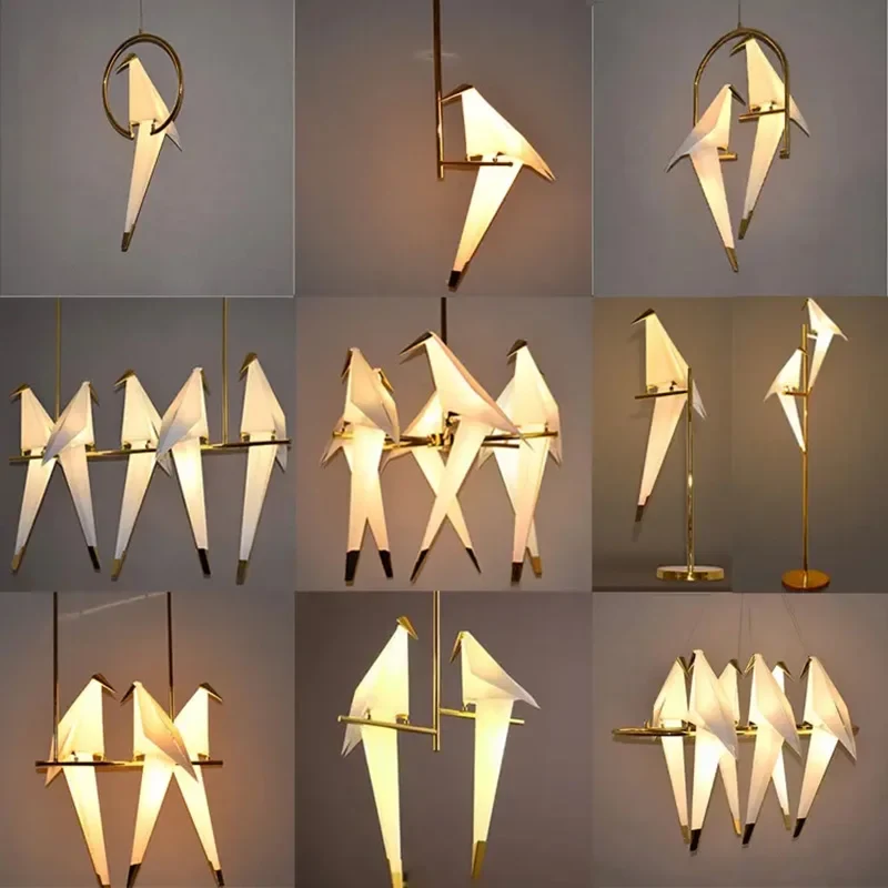 Dekorative Nachttischlampe Papageienform Natürliche Atmosphäre – Ionis