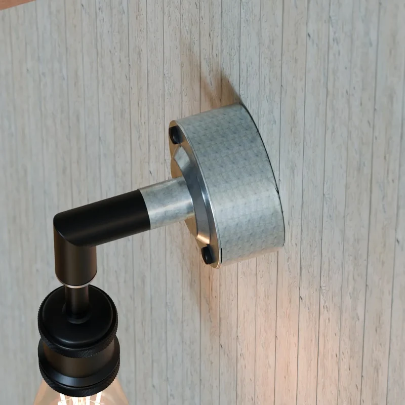 Rohrkuppel-Abdeckverschraubung 20 mm aus verzinktem Stahl ~3219
