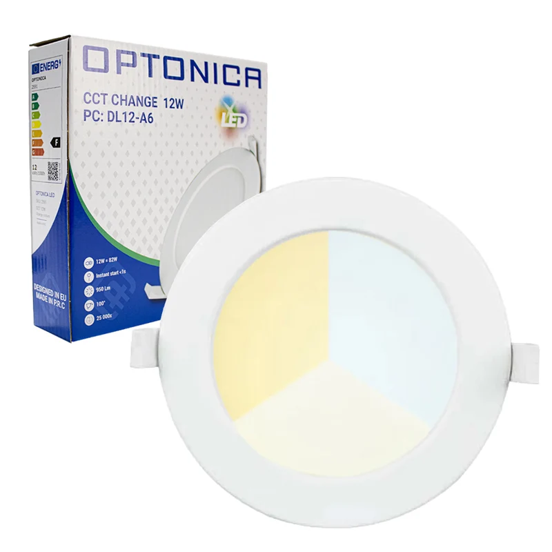 LED-Einbaustrahler rund | 12W | Ø155mm | CCT – 3 Lichtfarben