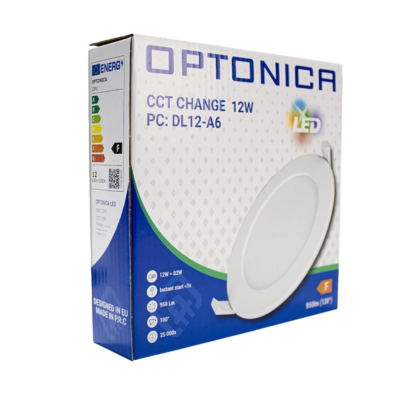 LED-Einbaustrahler rund | 12W | Ø155mm | CCT – 3 Lichtfarben