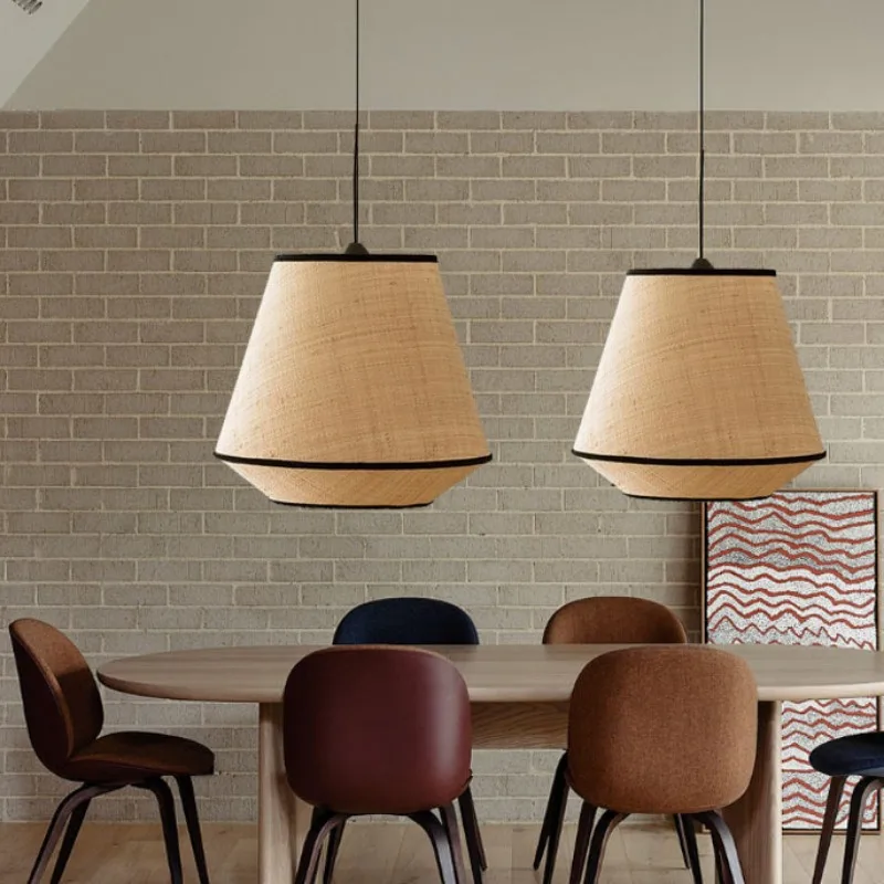 Beige & Braun Hängelampe Zen – Aruna