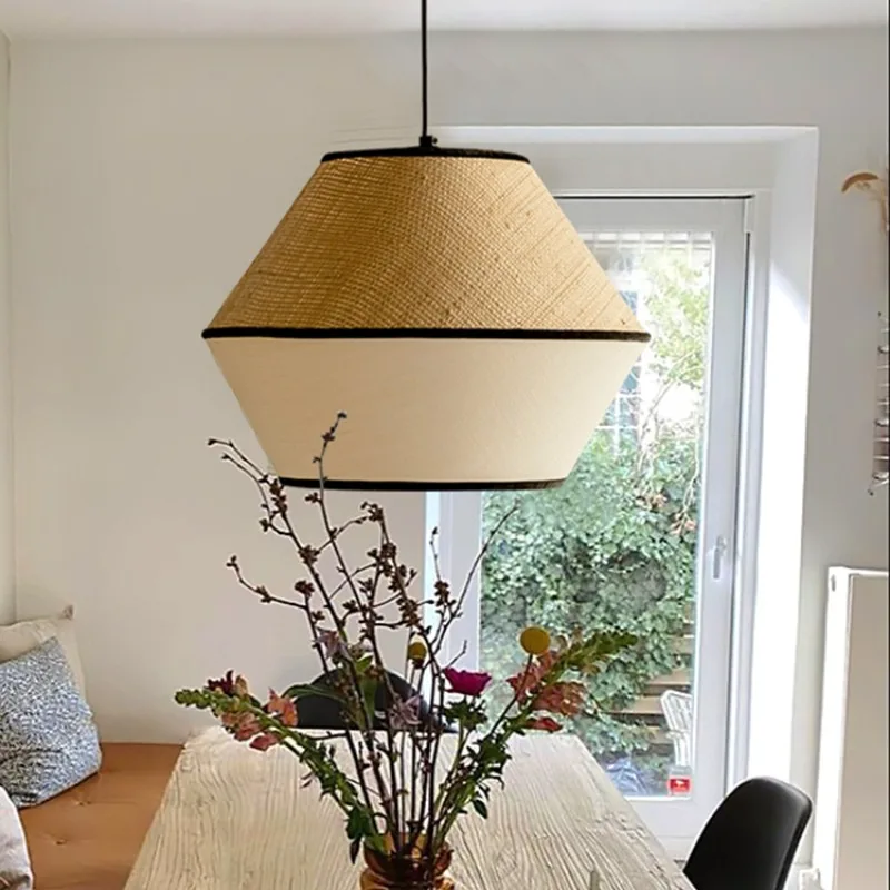 Beige & Braun Hängelampe Zen – Aruna