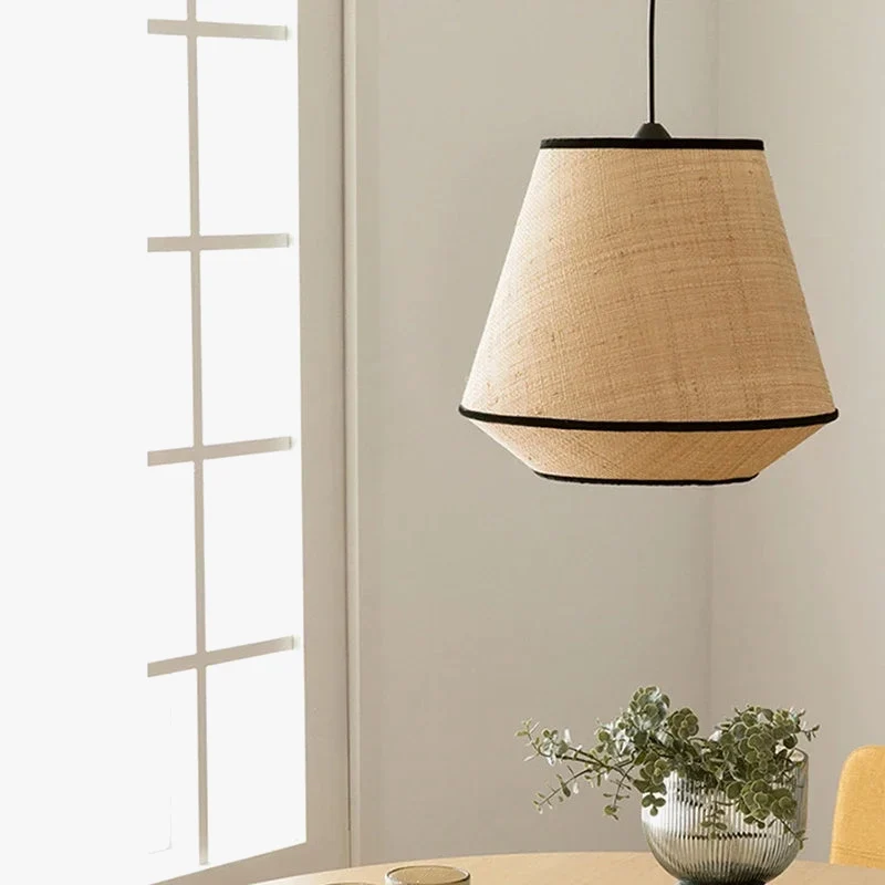 Beige & Braun Hängelampe Zen – Aruna