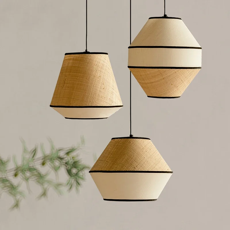 Beige & Braun Hängelampe Zen – Aruna